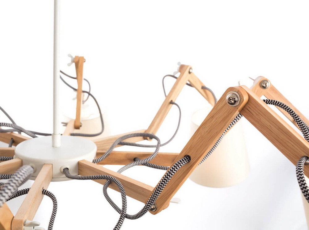 Люстра на штанге Arte Lamp A5700LM-8WH