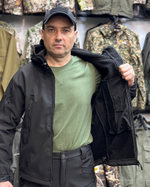 Демисезонный костюм СофтШелл Чёрный