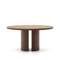 Круглый стол Nealy с ореховым шпоном в натуральной отделке, Ø 150