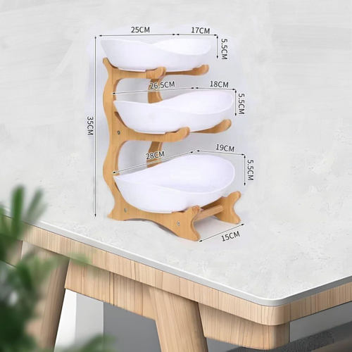 Трёхъярусная фруктовница