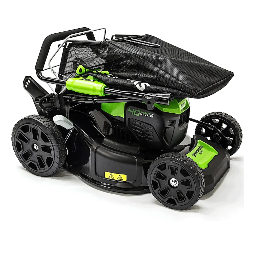 Газонокосилка аккумуляторная Greenworks GD40LM46SPK5 40В (1 x 5 Ач, ЗУ) нож 46 см, 2506807UG