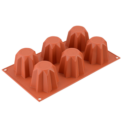 Форма силиконовая для приготовления кексов mini pandoro, 34х18 см