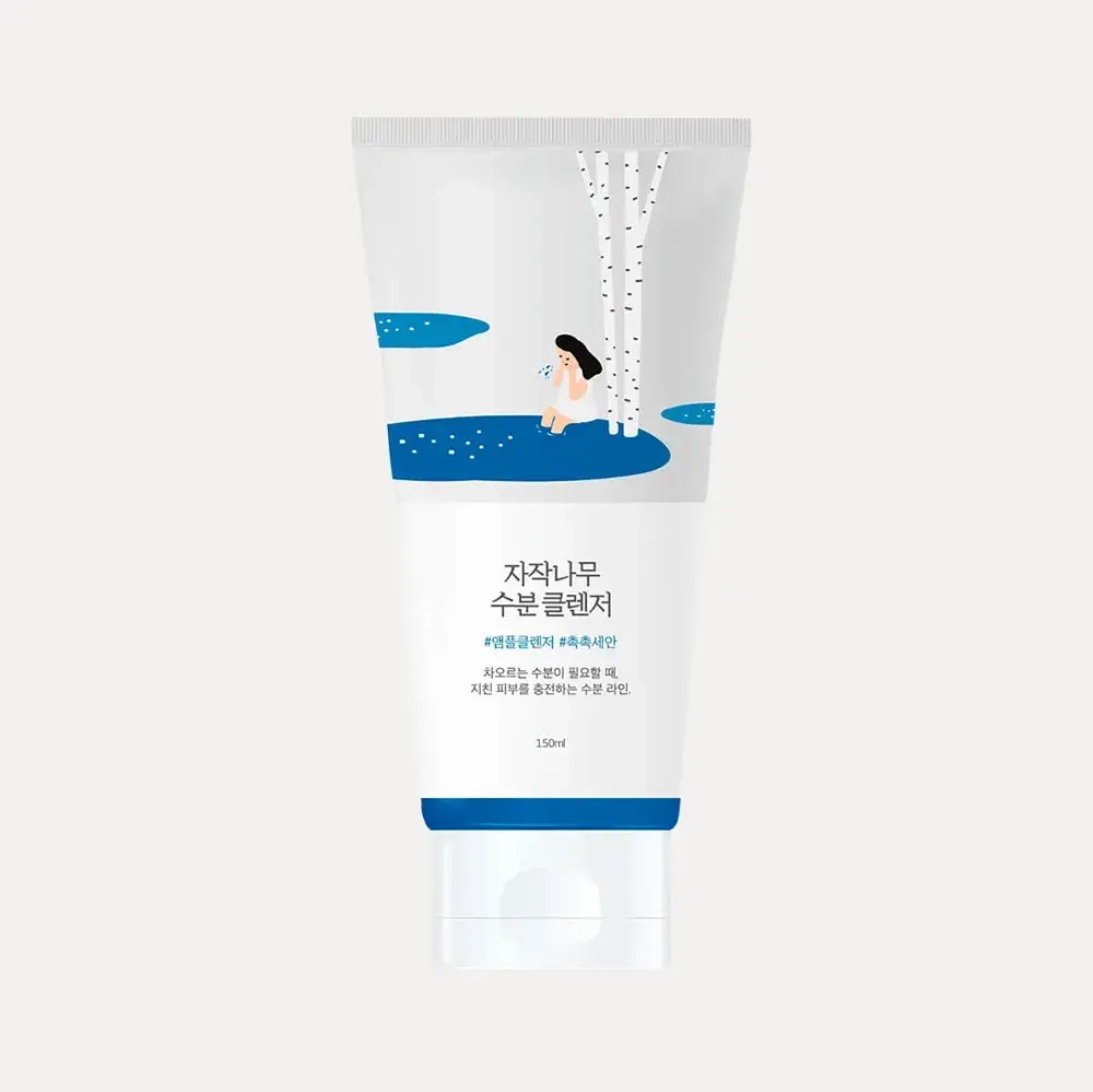 ROUND LAB Пенка для умывания с березовым соком Birch Juice Moisturizing Cleanser (150 мл)