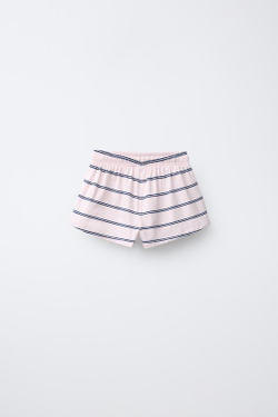 ZARA ПЛОТНЫЕ ШОРТЫ, РОЗОВЫЙ