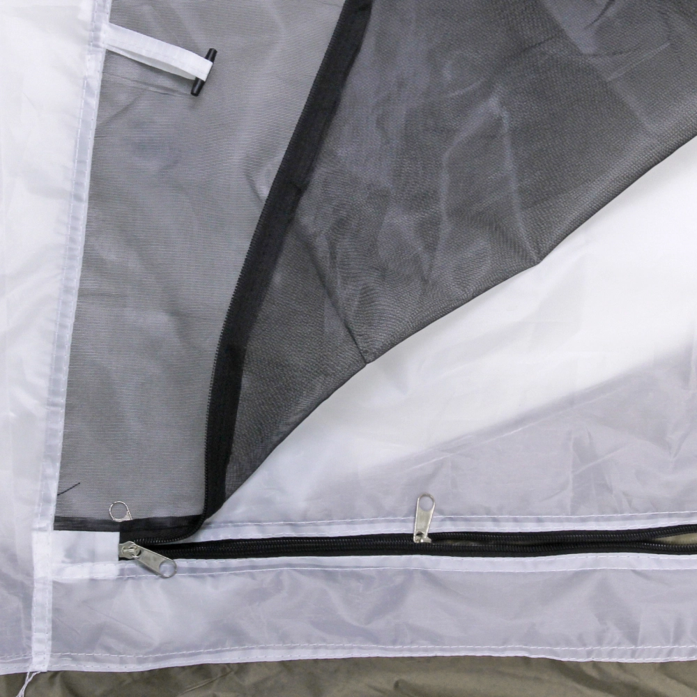 Палатка туристическая Кама-3 двухслойная, (100+215)*215*170 см, цвет серо-синий 2064