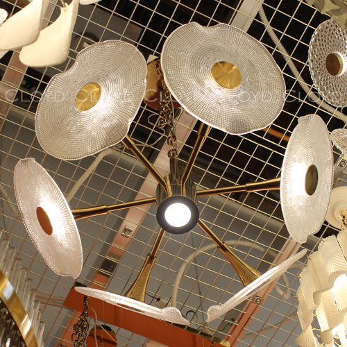 Люстра Cloyd GRAMMY C7 / Ø65 см - золото (арт.10667)