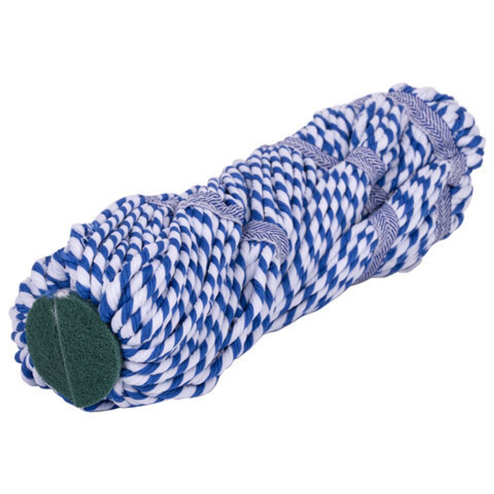 Насадка МОП для швабры самоотжимной скручивающейся 601471, микрофибра, 32 см, двуцветная, LAIMA, 601491