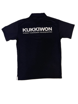 Футболка-поло Adidas Kukkiwon черная