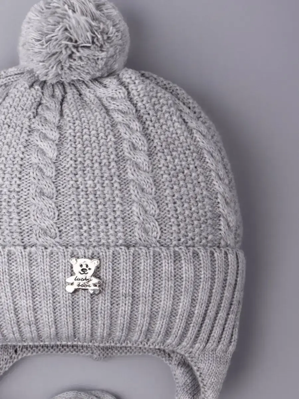 Шапка вязаная демисезонная для детей