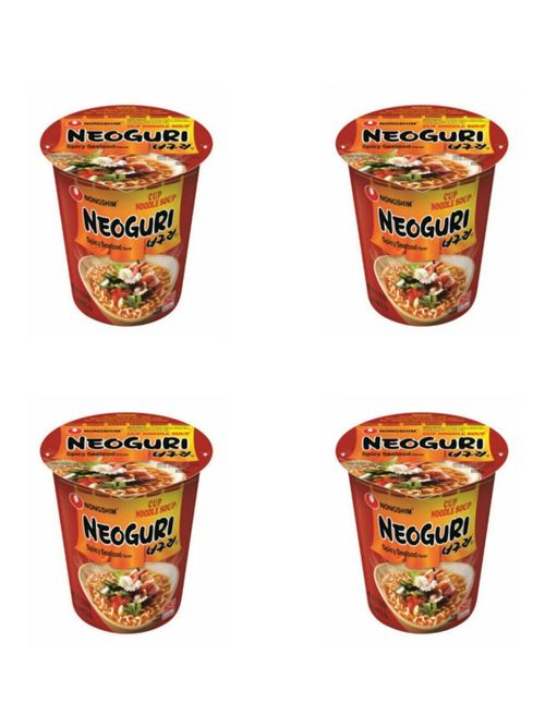 Лапша Nongshim Neoguri Spicy c морепродуктамы 62 г 4 шт