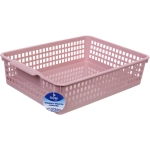 Лоток для хранения «ЛЕНАР», цвет пудровый, 35*25*8,5см (лейбл Селфи)