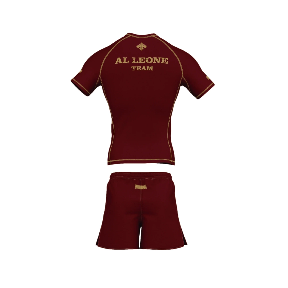 Рашгард + Шорты AL LEONE AIGA NATIONAL TEAM Red