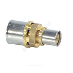 Муфта переходная для МП/PE-X труб латунь пресс Дн 26х16 RM103 Giacomini RM103Y016
