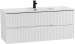 Тумба с раковиной Cezares DUET-N 120 DUET-N-1200-2C-SO-BO+CZR-8095-120 Bianco Opaco