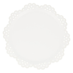 Тарелки подстановочные "Белое кружево" 8 шт. (33,7 см)