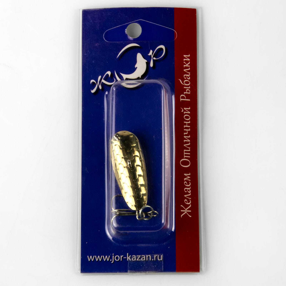 Блесна ЖОР "Балдежка", тройник, Нейзильбер/Нейзильбер (18.5гр)