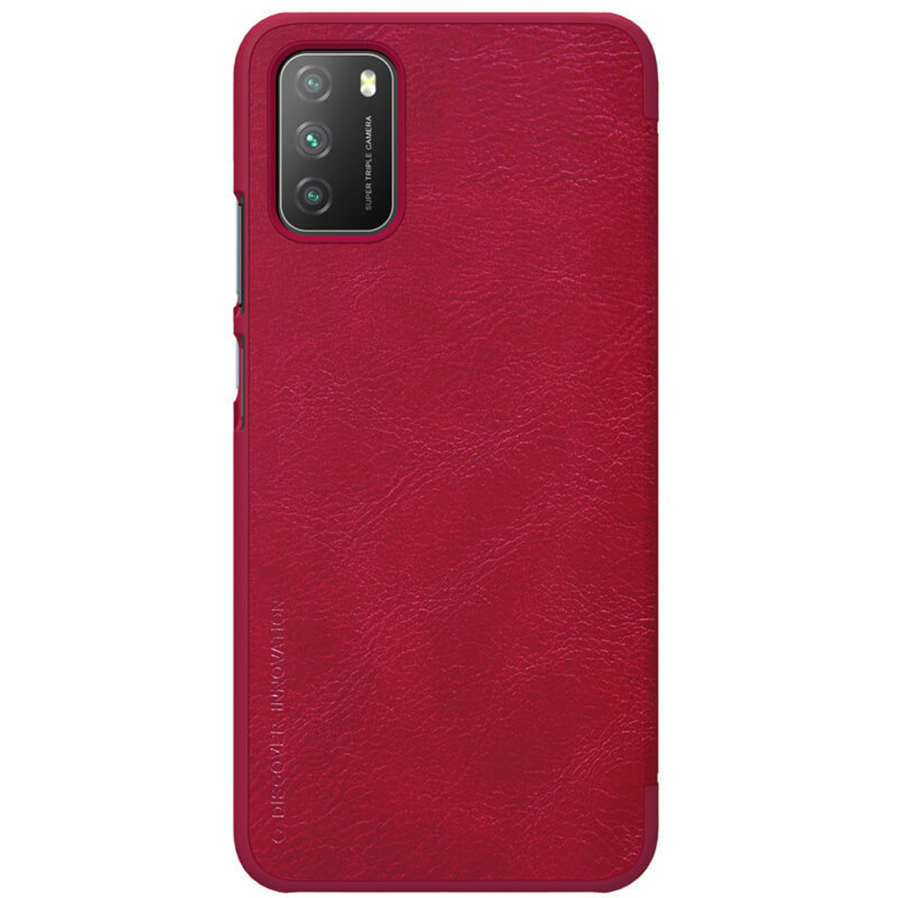 Кожаный чехол-книжка Nillkin Leather Qin для Xiaomi Poco M3
