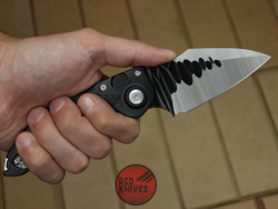 Нож Microtech Stitch Black / BLK A+++ алюминиевая рукоять 169-1ODBK