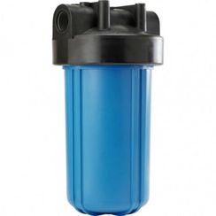 Корпус Акватек Big Blue 10quot; для хол. воды, синий (кронштейн, без ниппелей) 1quot;, 0-25-3041