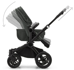 Коляска Bugaboo Donkey 5 Mono Complete 2 в 1 Black/Forest Green-Forest Green