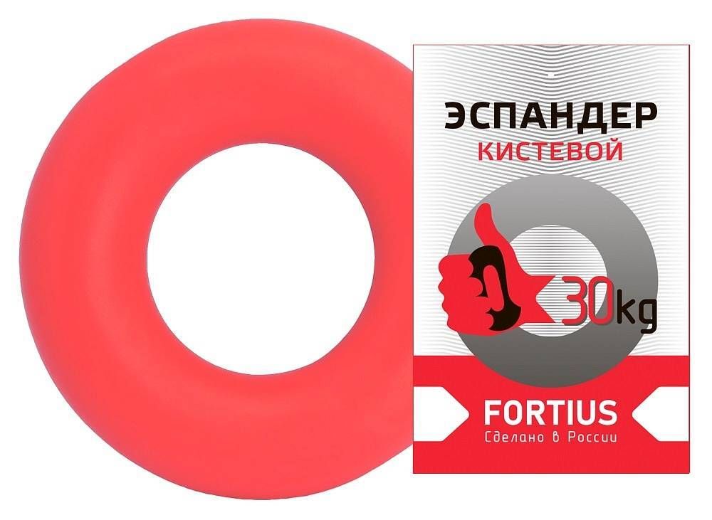 Эспандер кистевой &quot;Fortius&quot; 30 кг (красный)