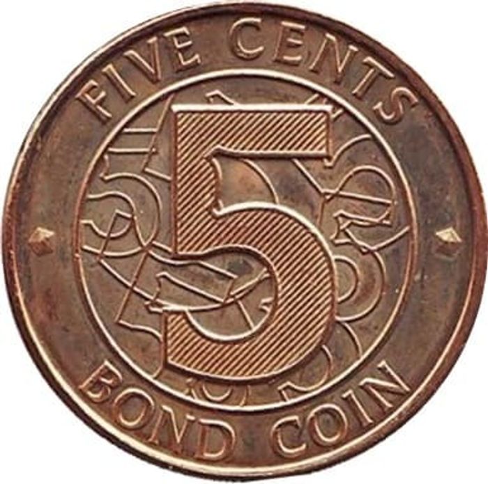 5 центов 2014 Зимбабве