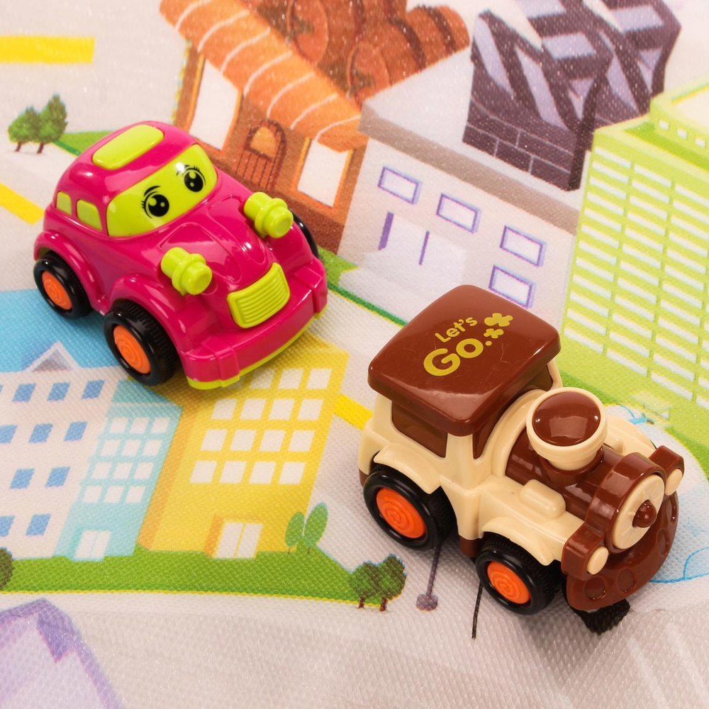 Игровой коврик с машинками, коробка 8203