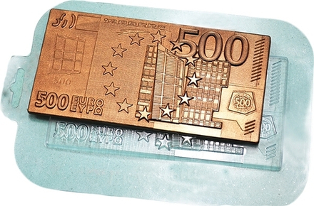 Форма для шоколада ПЯТЬСОТ ЕВРО, пластик