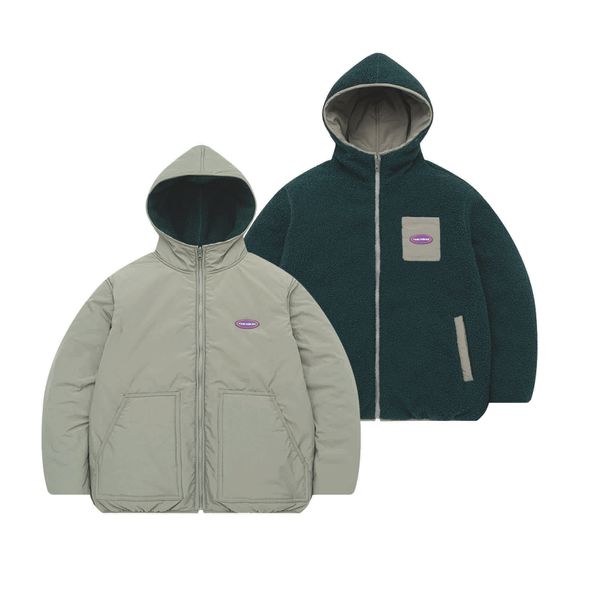 Куртка двухсторонняя зеленая - фото 4