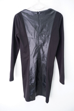 Платье Zolla с кожаными вставками 40 размер