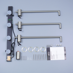 Полотенцесушитель электрический ABBER Charme AH4003BST сталь брашированная