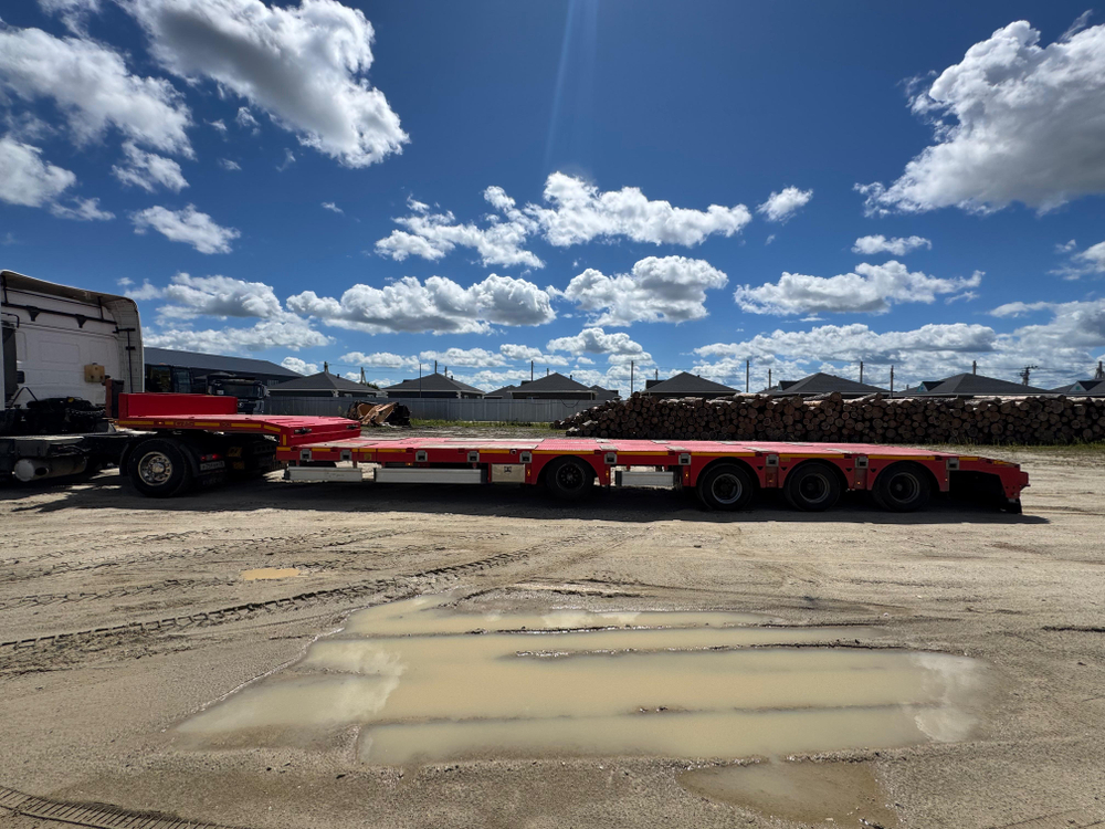 LIDER TRAILER GTS LDR4 Полуприцеп тяжеловоз 4 оси GTS LDR4 (Раздвижной)
