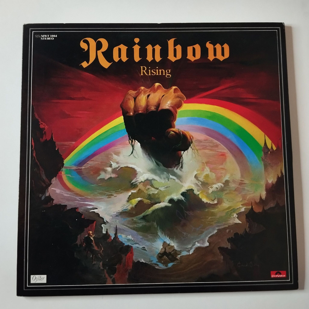 Винтажная виниловая пластинка LP Ritchie Blackmore Rainbow Rising (Japan 1976) (No Obi) Do You Close Your Eyes MWF 1004