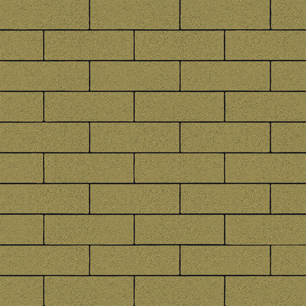 Тротуарная плитка ПРЯМОУГОЛЬНИК 300х100 мм - Стандарт Желтый