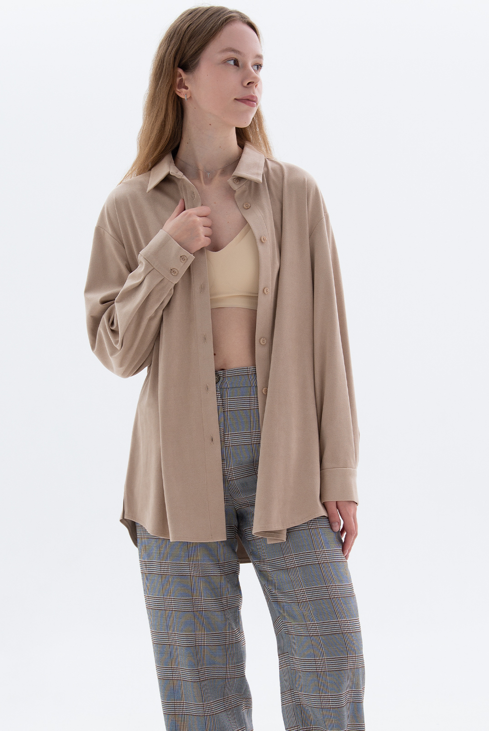 Блузка женская 3615зпб, бежевый #486Беж093615зпб