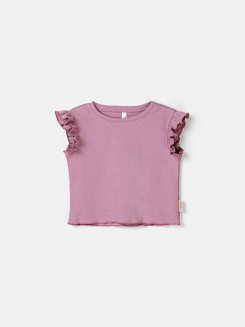 Футболка укороченная из кашкорсе 