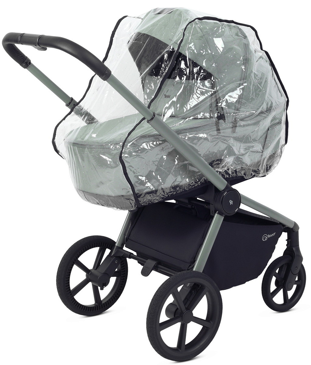 Детская коляска Rant Flex Therm Soft 4 в 1 с автокреслом Miro Black и база Forest Green