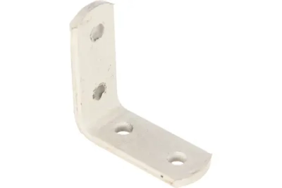 Кронштейн угловой 50-50-20-4,0 мм цвет белый