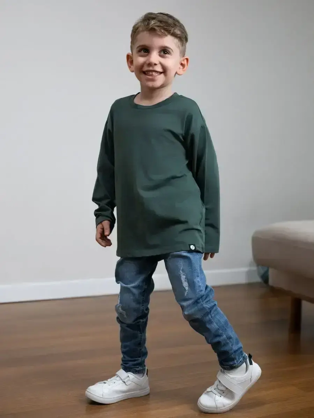 Лонгслив оверсайз кофта для мальчика