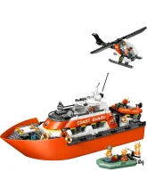 Конструктор City 60504 Спасательный катер и вертолёт