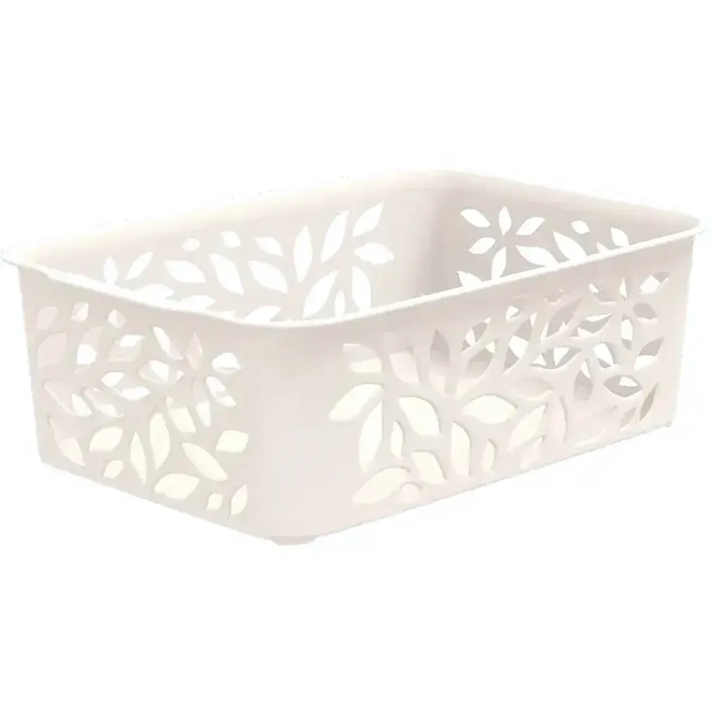 Корзина Leaves 1,2л 184х62мм (молочный)