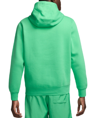 Мужская теннисная кофта Nike Sportswear Club Fleece Pullover Hoodie - spring green/spring green/white