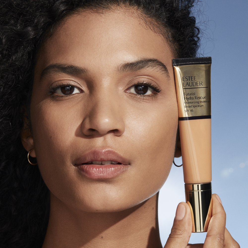 Estee Lauder Futurist Hydra Rescue - Тональная основа с увлажняющим эффектом SPF 45 оттенок 5W2 Rich Caramel, 35 ml