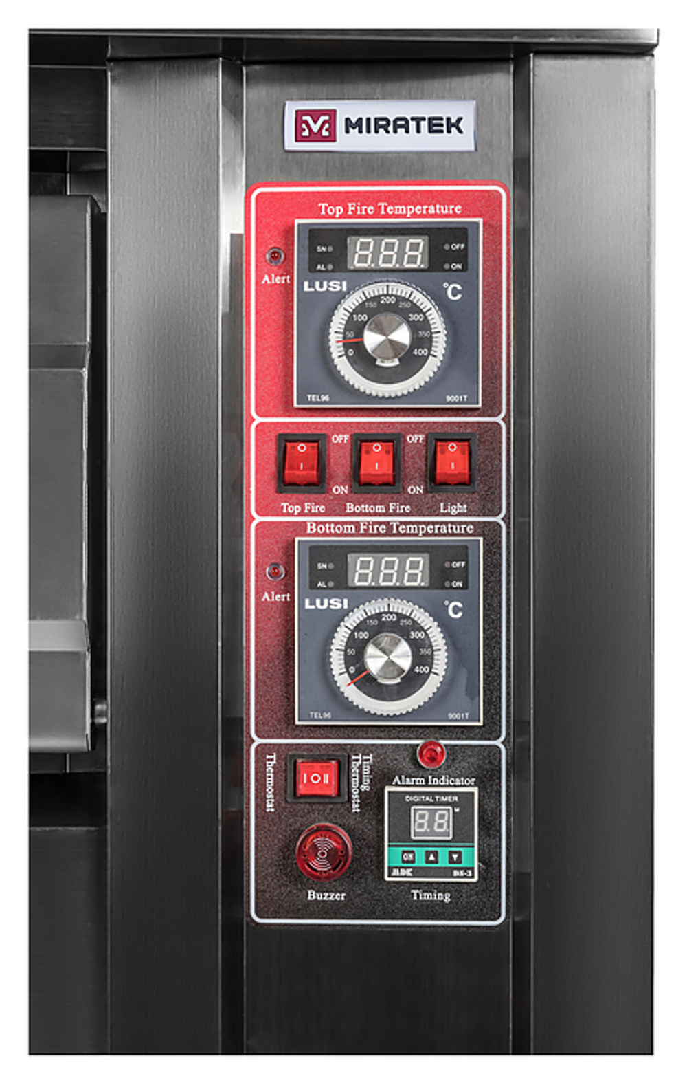 Печь хлебопекарная Miratek BK-39G + каменный под (3 яруса) + пароувлажнение