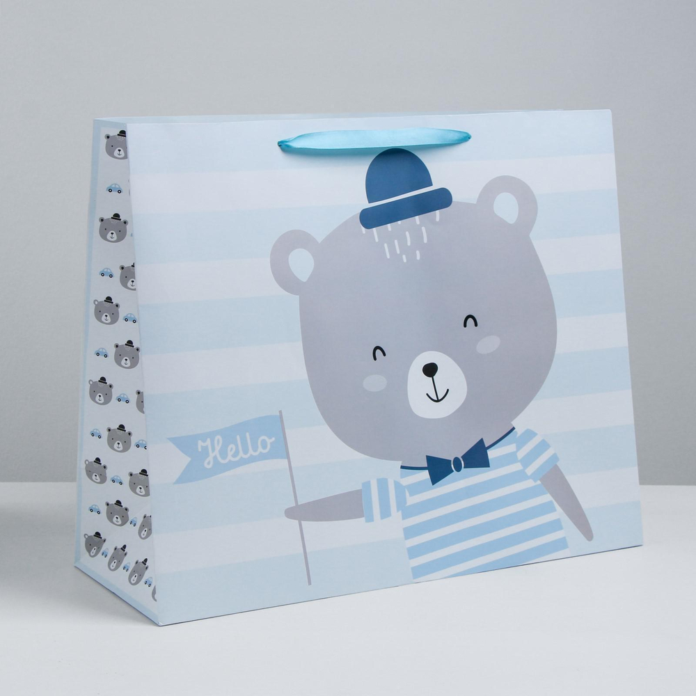 Пакет ламинированный Hello, XL 49 × 40 × 19 см