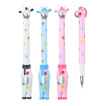 Ручка шариковая, Basir, синие чернила, серия "Жираф", в форме животного, 36 шт