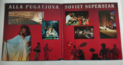 Винтажная виниловая пластинка LP Сборник Alla Pugatjova Алла Пугачева Soviet Superstar Greatest Hits 1976-1984 (Швеция 1984)