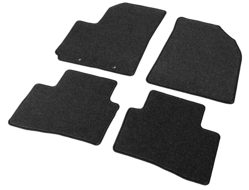 Коврики текстильные в салон автомобиля AutoFlex Standard для Mitsubishi Eclipse Cross 2018-2021 2021-н.в., графит, 4 части, 4400301