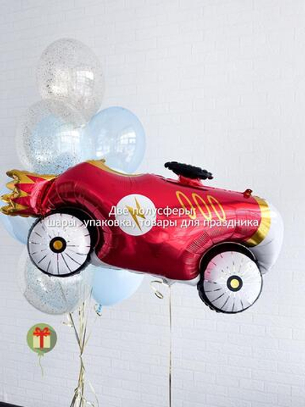 Набор шаров Кристалл с фигурой.