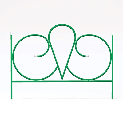 Заборчик садовый «Волна» 57*66*330см (5 деталей)